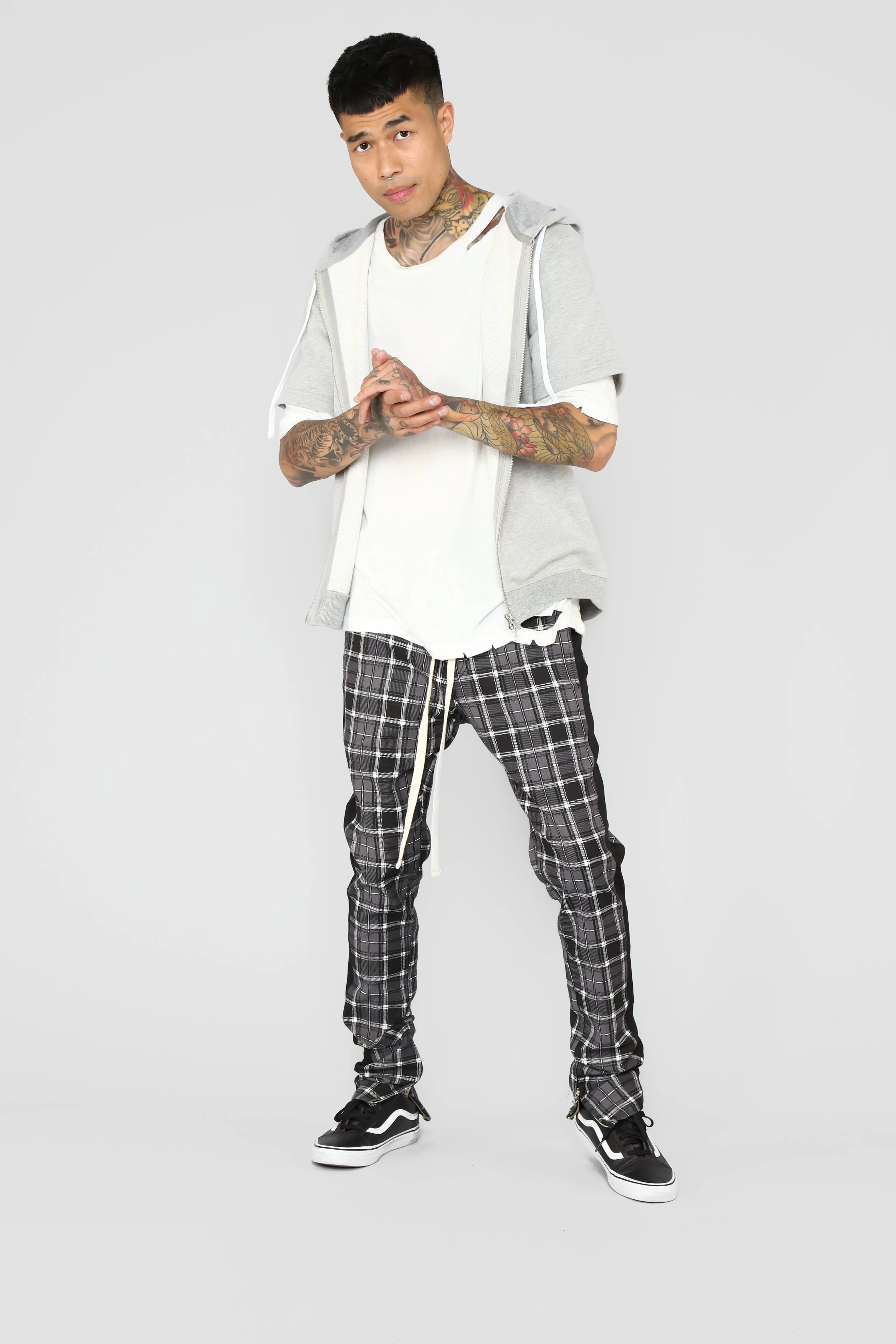 Barry Short Sleeve Hoodie - Grey