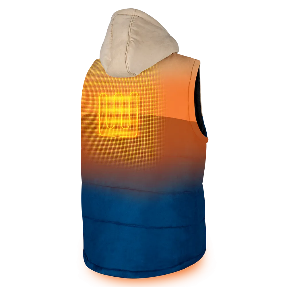 Gobi Heat Colt Mens Heated Vest with Hood